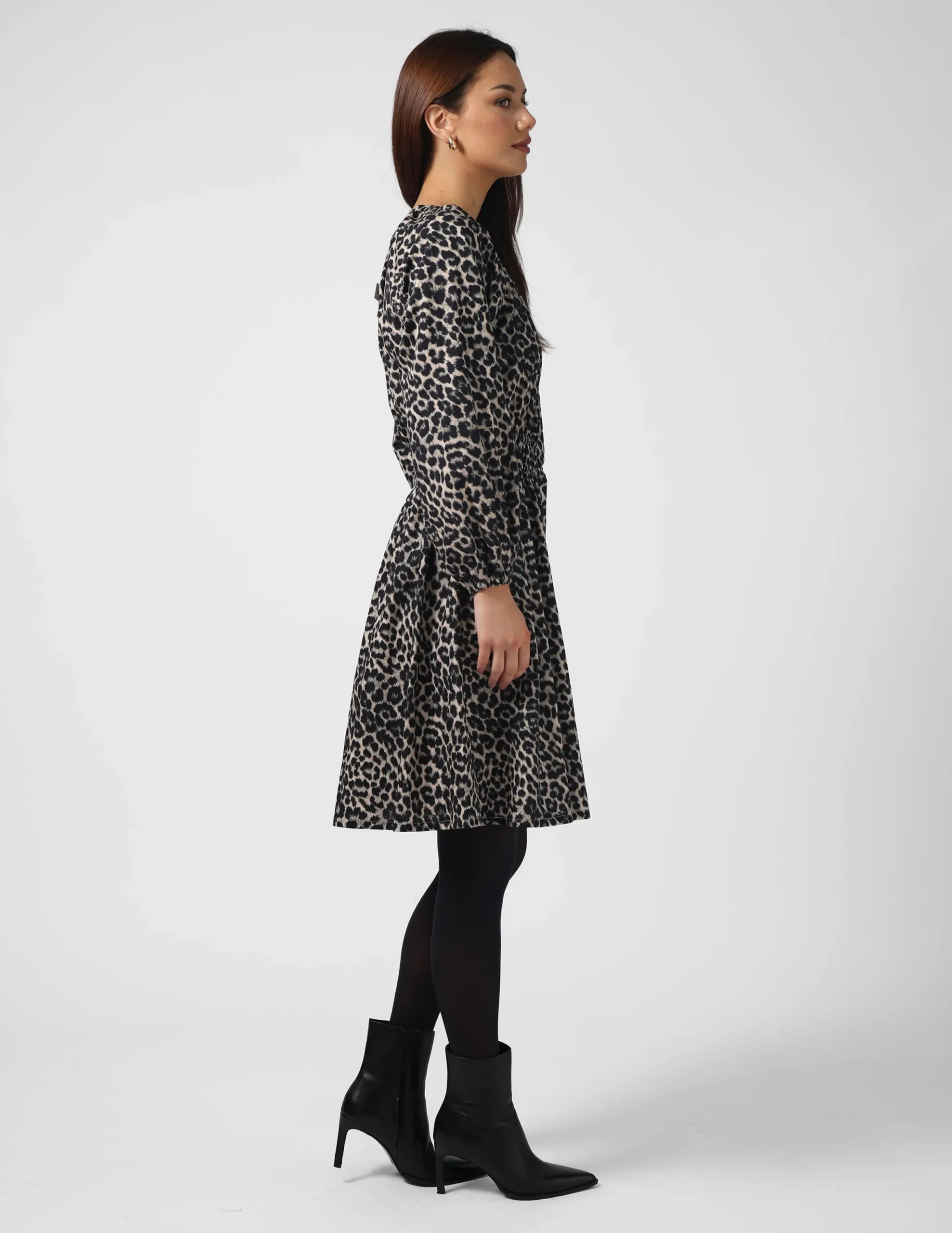 Abbie Dress - Leopard