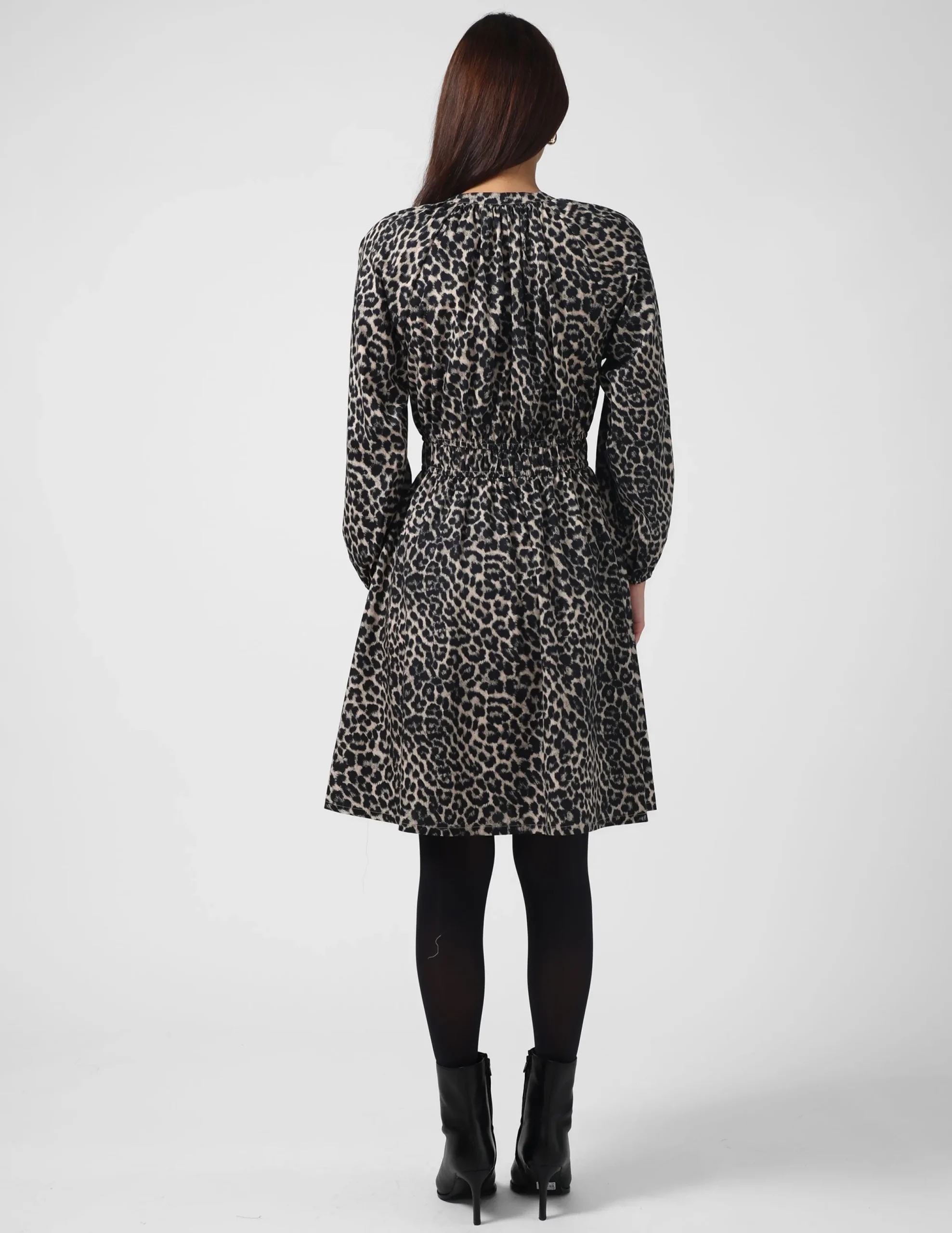 Abbie Dress - Leopard