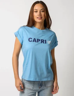 Ace Tee - Blue Capri Love