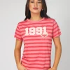 Ace Tee - Pink Stripe Base 1991