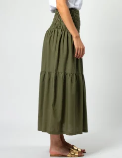 Aja Skirt - Olive Grove