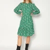 Astoria Dress - Green Florals
