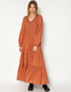 Atlantic Dress - Amber Hexagon