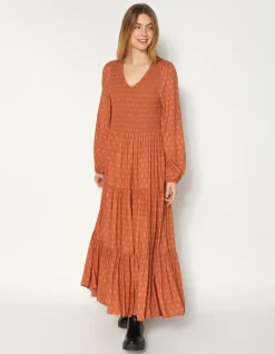 Atlantic Dress - Amber Hexagon