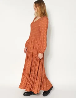 Atlantic Dress - Amber Hexagon