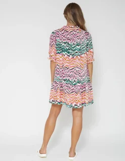 Azalea Dress - Wave Stripes