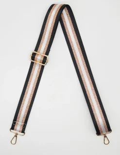 Bag Strap - Black and Rose Gold