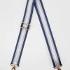 Bag Strap - Navy and Silver