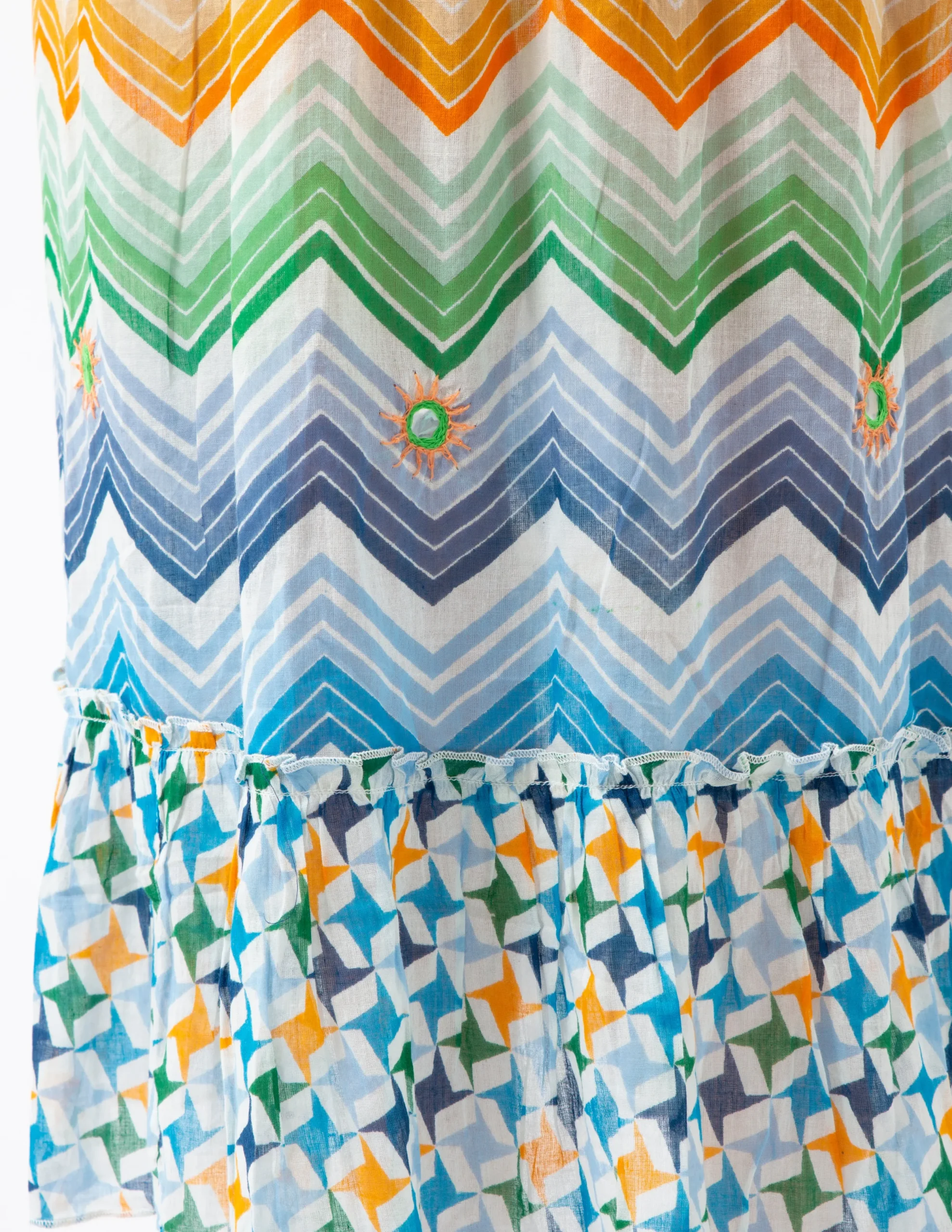 Baha Dress - Zig Zag Brick