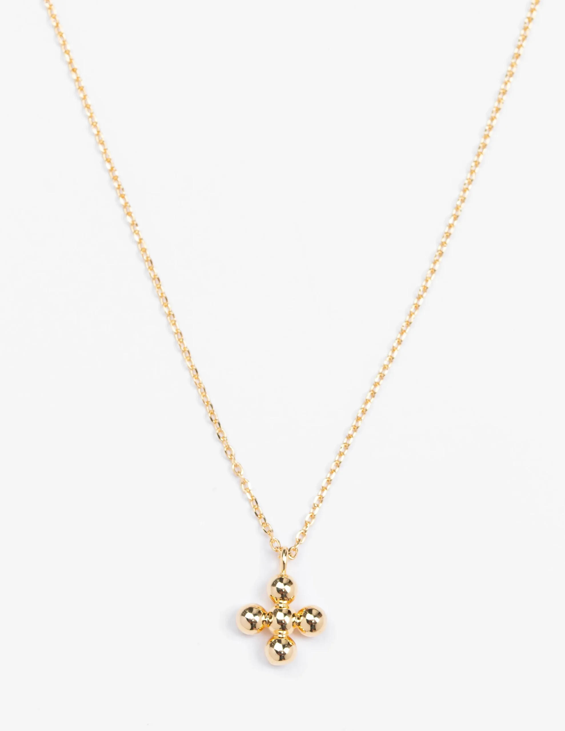 Ball Cross Necklace