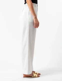 Blaise Pants - Black and White Stripe
