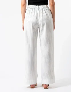 Blaise Pants - Black and White Stripe