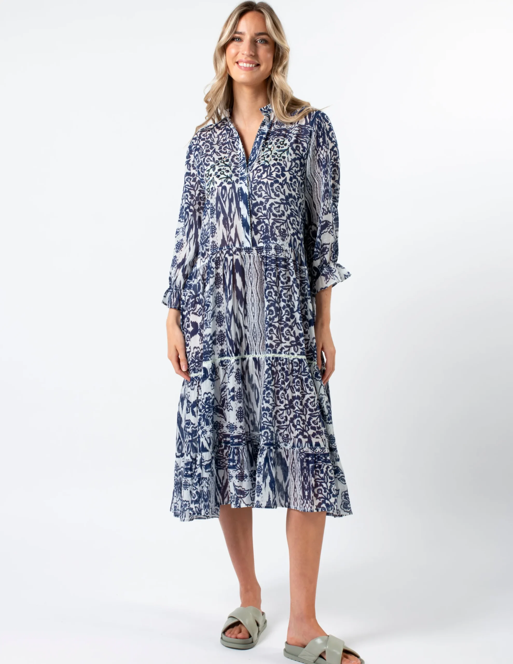 Bodrum Dress - Medina Blue