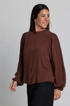 Bowery Blouse - Espresso
