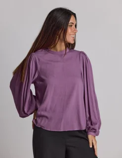 Bowery Blouse - Grape