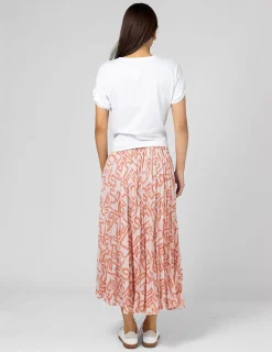 Brigette Skirt - Blush Squiggle