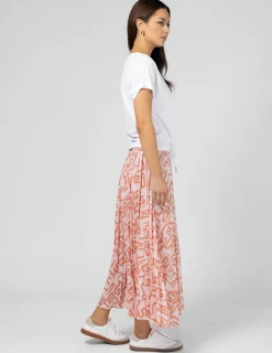 Brigette Skirt - Blush Squiggle
