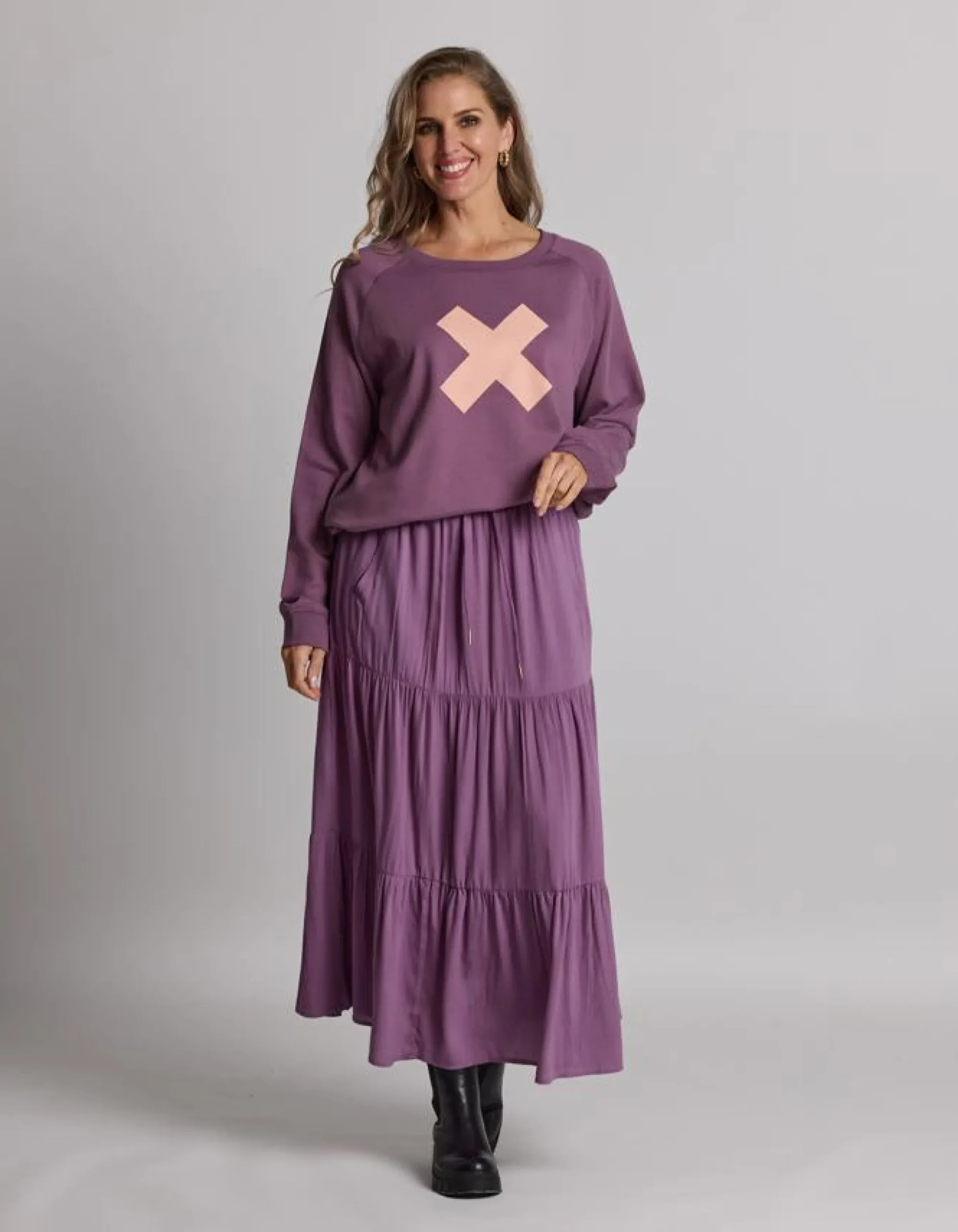 Bryant Skirt - Grape