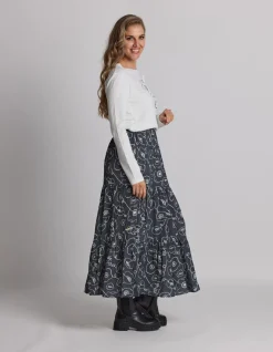 Bryant Skirt - Spiral Floral