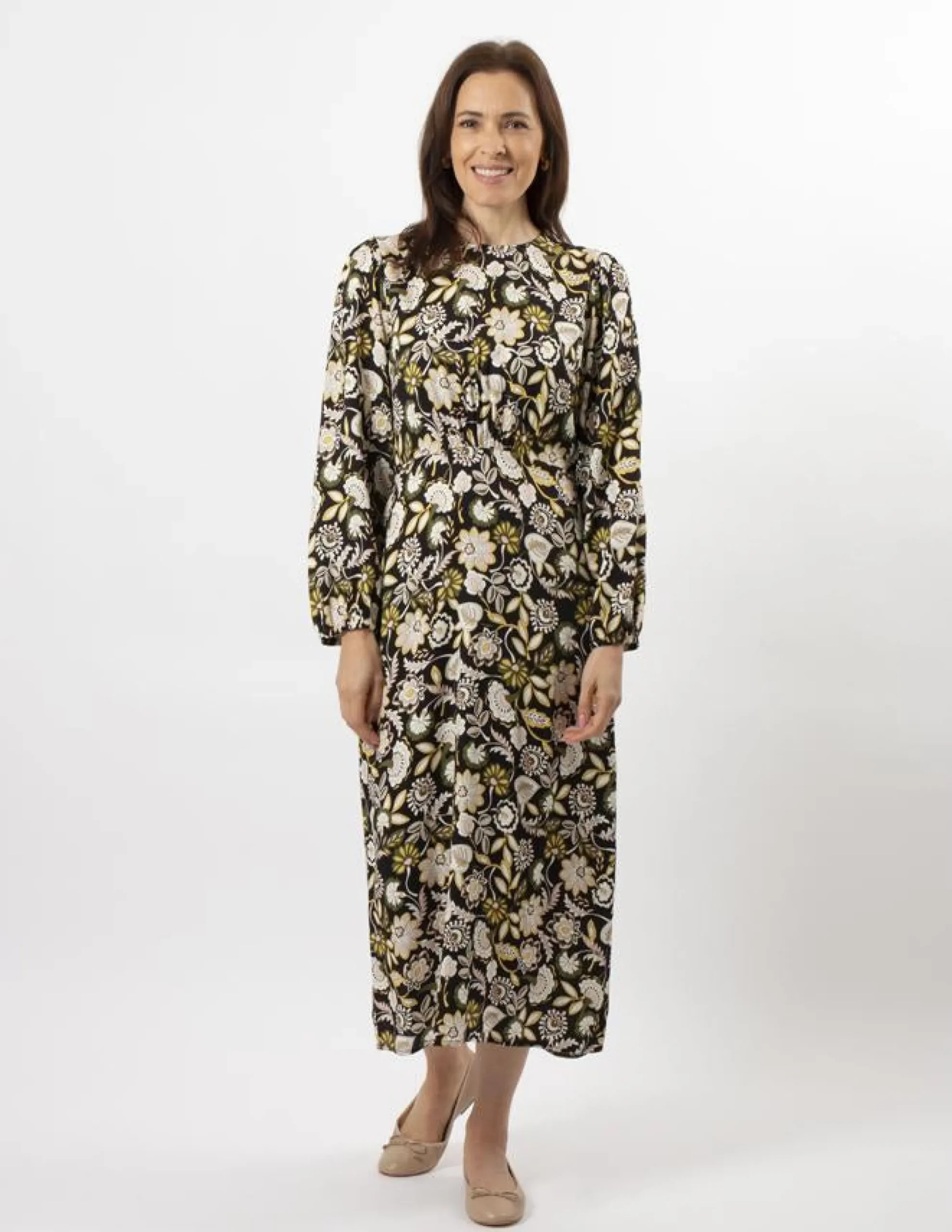 Caitlin Dress - Folk Floral