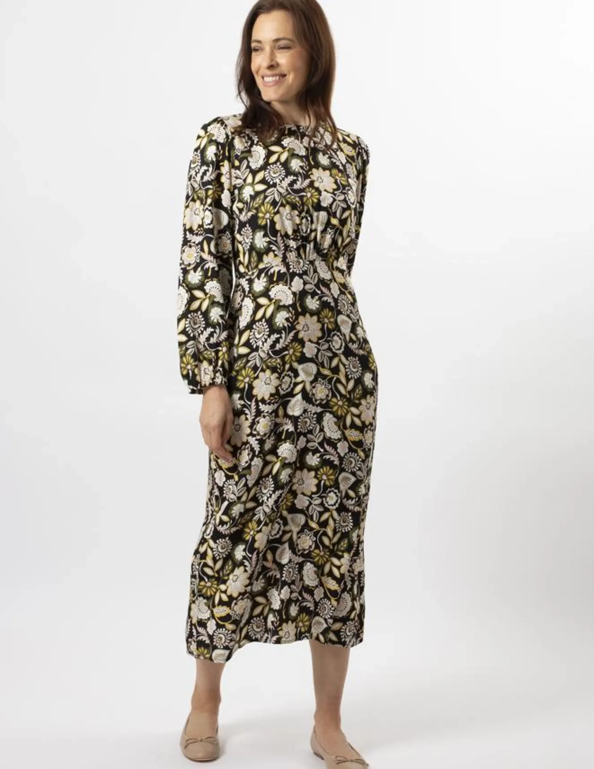 Caitlin Dress - Folk Floral
