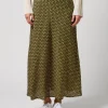 Callista Skirt - Olive Mosaic