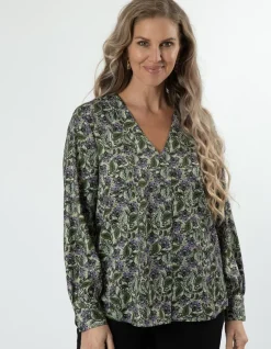 Cara Blouse - Floral Paisley