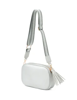 Carla Camera Bag - Silver