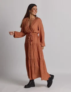 Carlylse Dress - Amber Hexagon