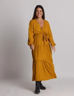 Carlylse Dress - Golden Syrup