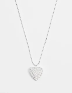 Chain with Heart Pearls Necklace