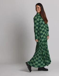 Chelsea Dress - Foliage Check