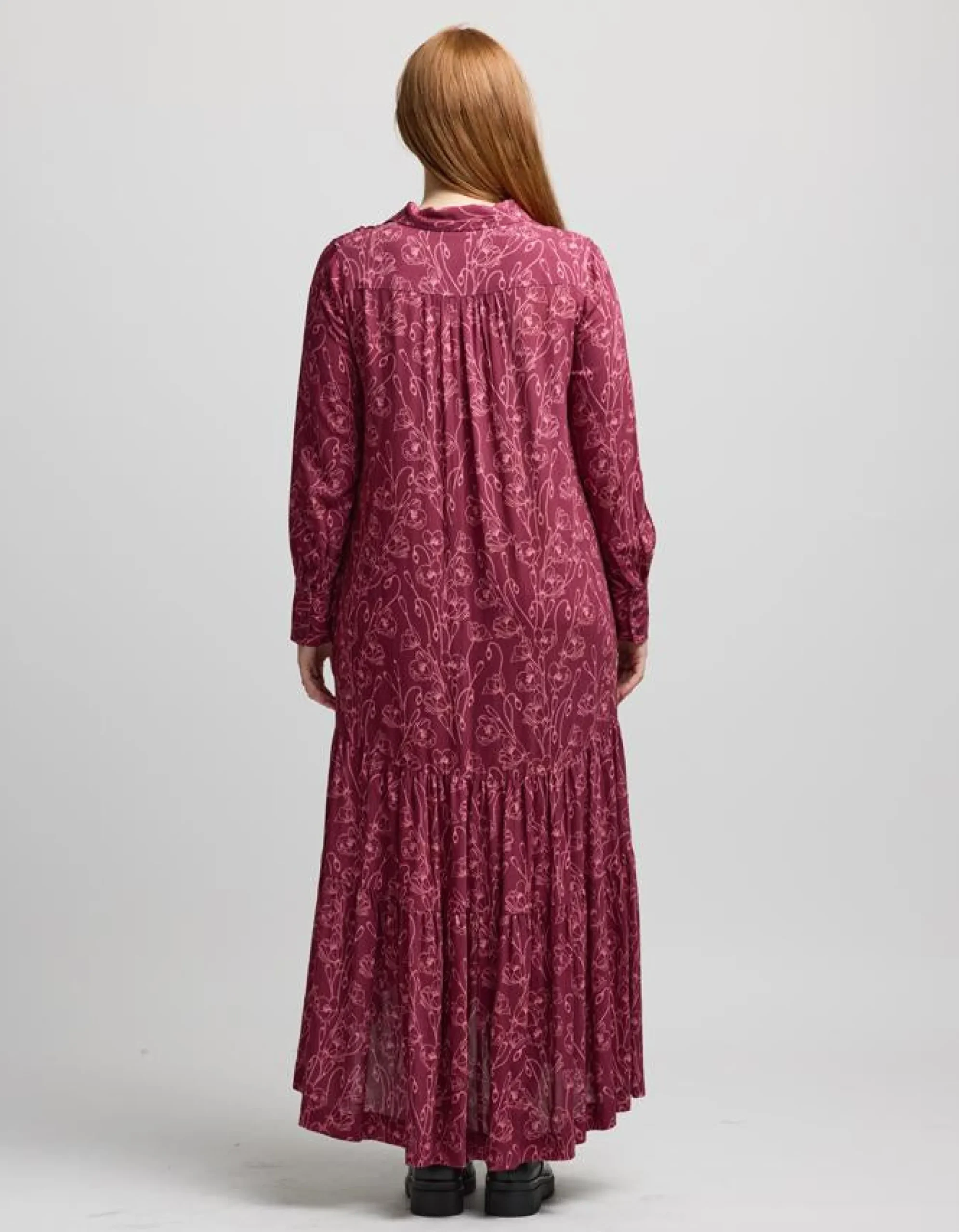 Chelsea Dress - Rhubarb Blooms
