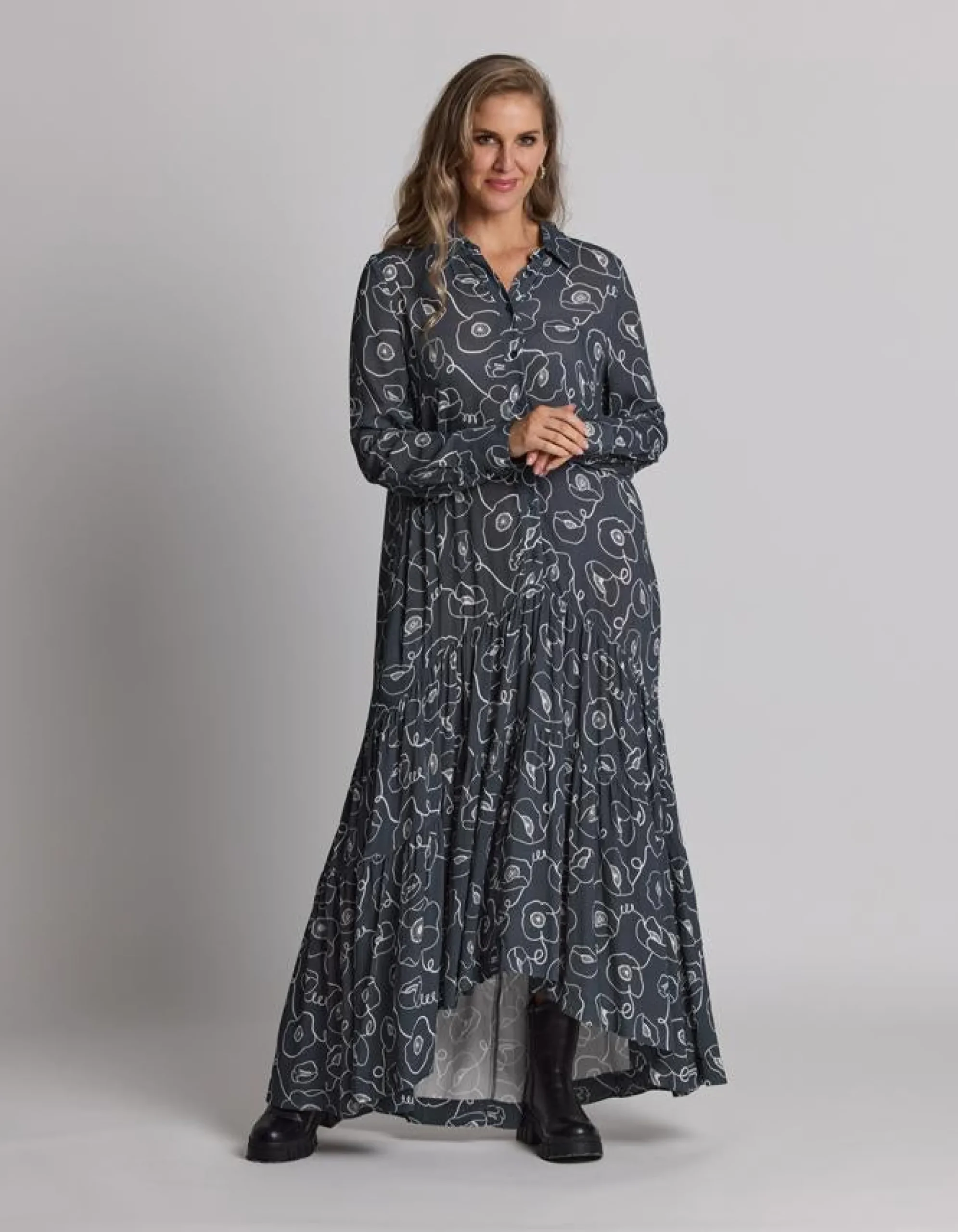 Chelsea Dress - Spiral Floral