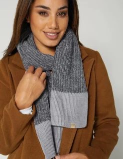 Chenille Scarves - Grey