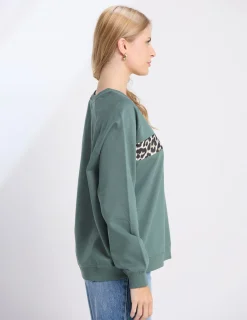 Classic Sweat Star Crossed - Moss