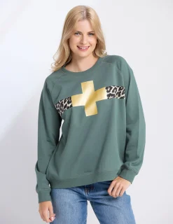 Classic Sweat Star Crossed - Moss