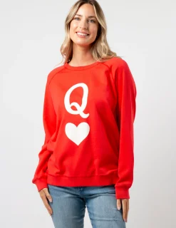 Classic Sweater - Flame with Queen of Hearts