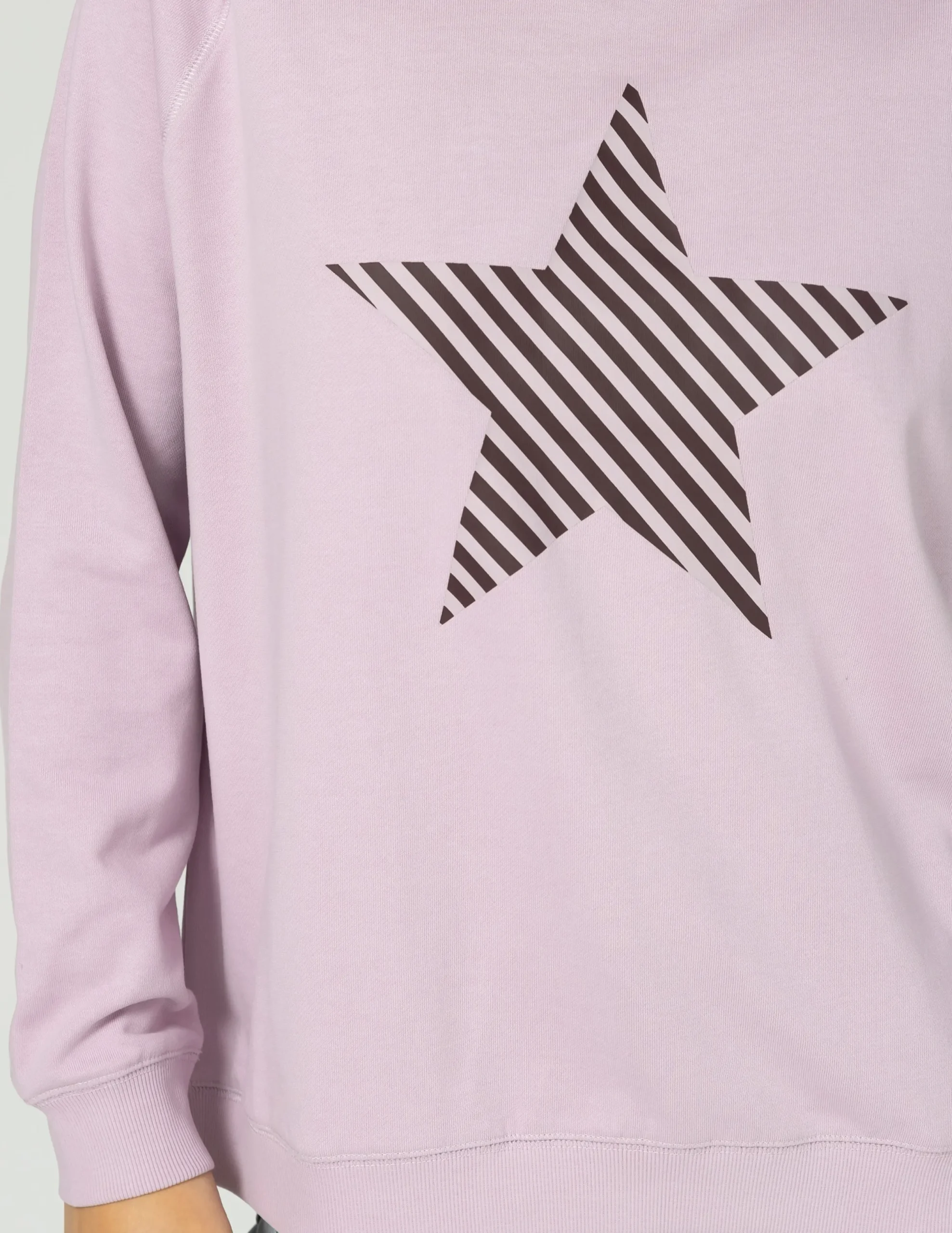 Classic Sweater - Lilac Striped Star