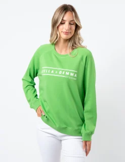 Classic Sweater - Pear S+G Logo