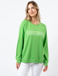 Classic Sweater - Pear S+G Logo
