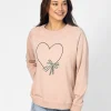 Classic Sweater - Rose Heart with Bow