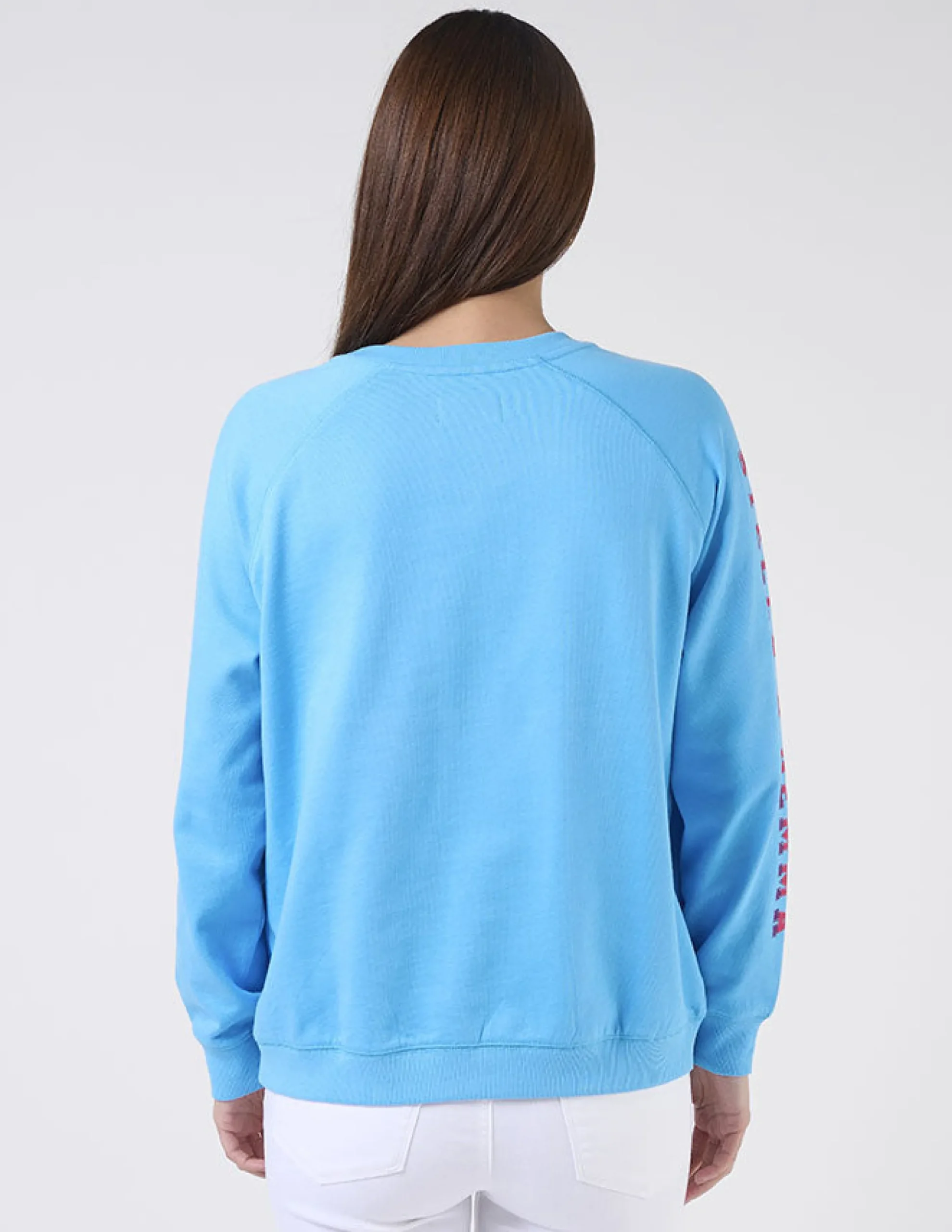 Classic Sweater - Sky Blue Ombre Varsity