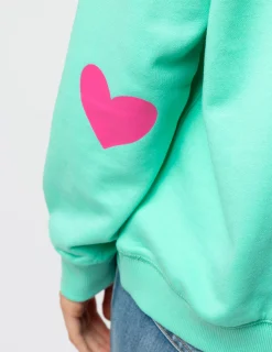 Classic Sweater - Spearmint with Stripes