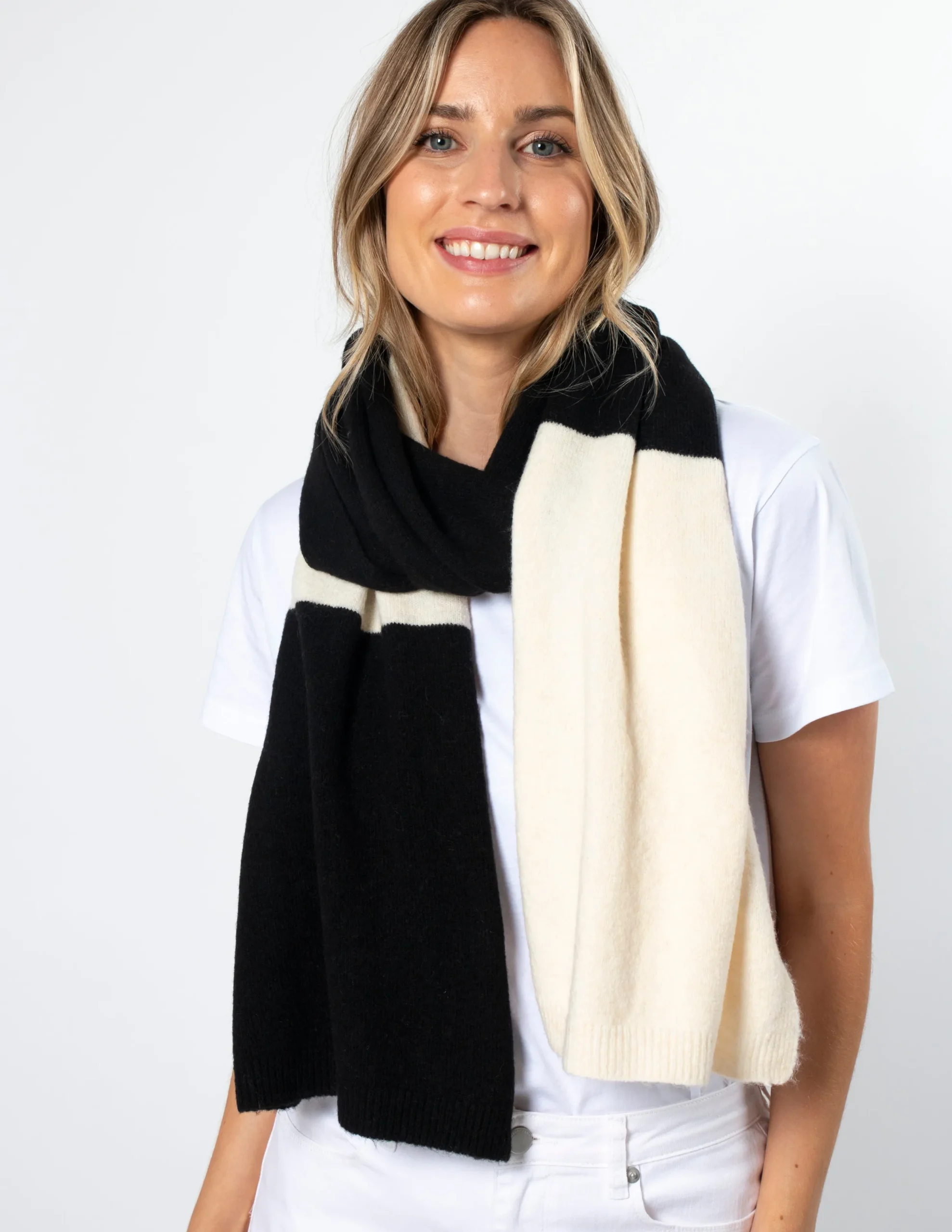 Colour Blocked Scarf