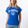 Cuff Sleeve T-Shirt - Los Angeles