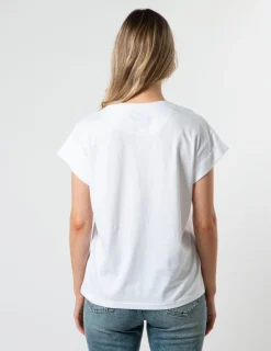 Cuff Sleeve T-Shirt - White California