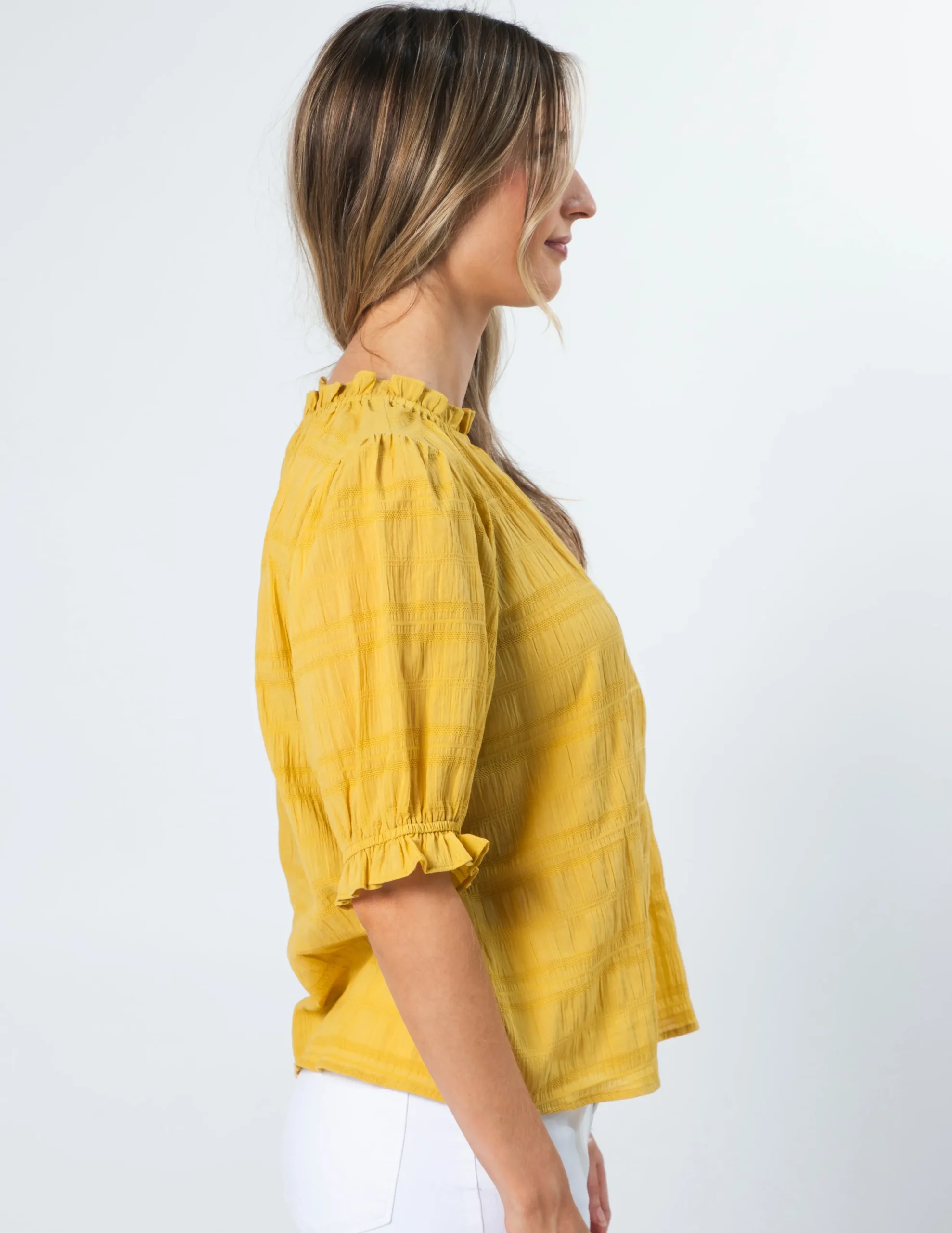 Dana Blouse - Canary
