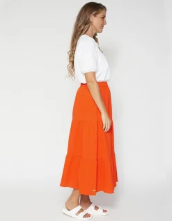 Daphne Skirt - Tomato