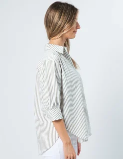 Deedee Shirt - Mushroom Stripe